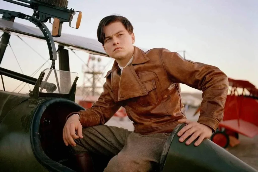 Leonardo DiCaprio em O Aviador