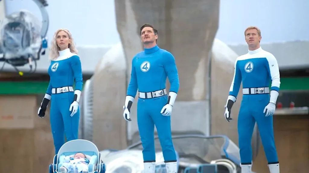 Elenco de Quarteto Fantástico em bastidores do MCU