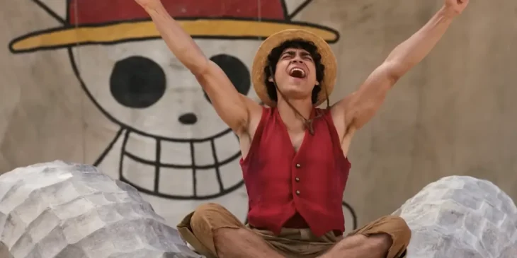 Iñaki Godoy como Luffy em cena da 2ª temporada de One Piece: A Série