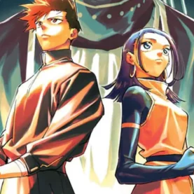 Yuka e Tsurugi em arte do Capítulo 2 de Jujutsu Kaisen Modulo