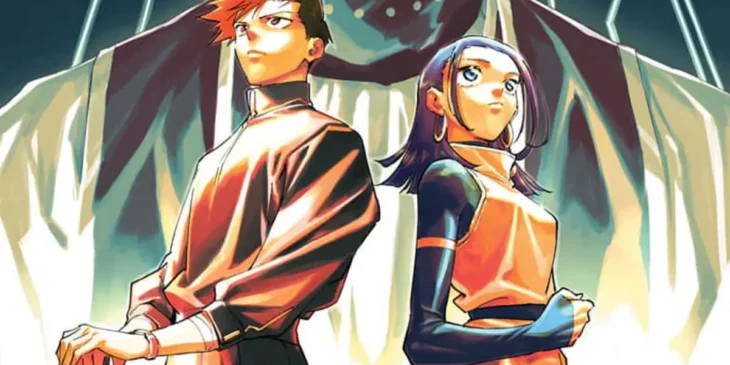 Yuka e Tsurugi em arte do Capítulo 2 de Jujutsu Kaisen Modulo