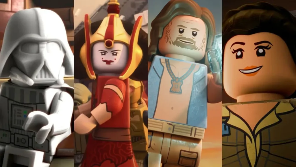 Família Skywalker em LEGO Star Wars Reconstruindo a Galáxia