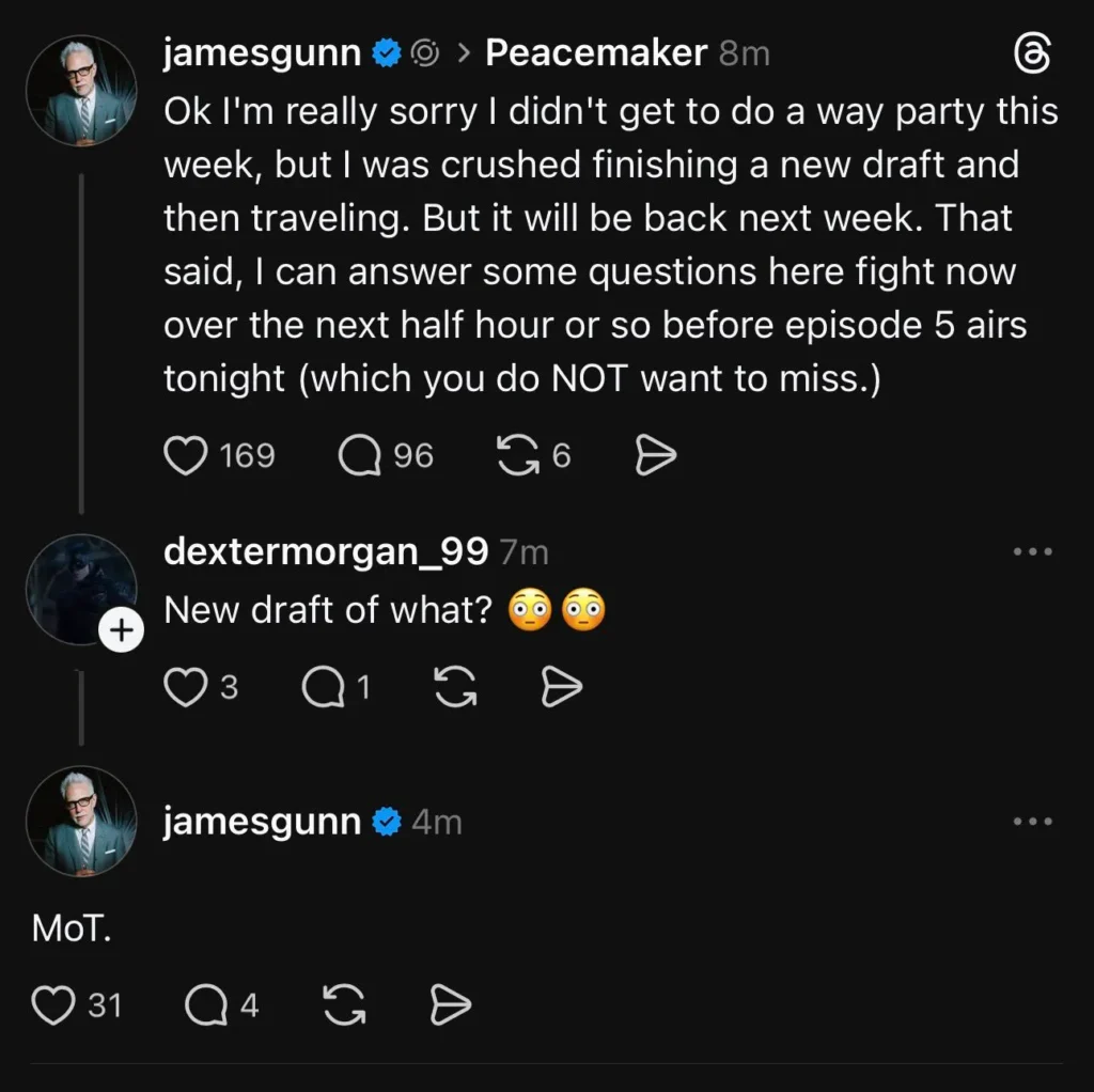 Threads de James Gunn