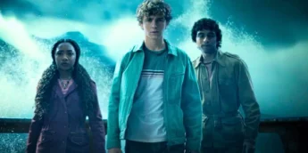 Annabeth, Percy Jackson e Grover na 2ª temporada da série