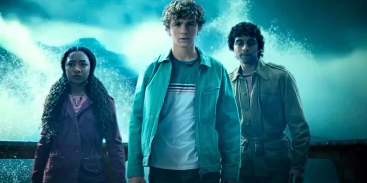 Annabeth, Percy Jackson e Grover na 2ª temporada da série