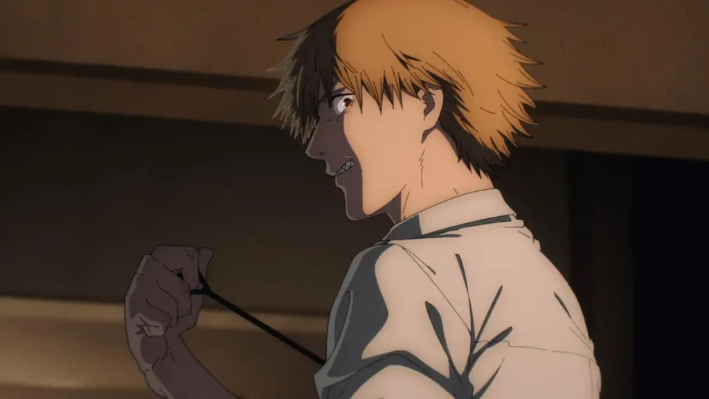 Denji em cena do Episódio 6 de Chainsaw Man