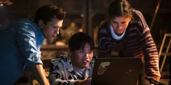 Peter, Ned e MJ em Homem-Aranha Sem Volta Para Casa