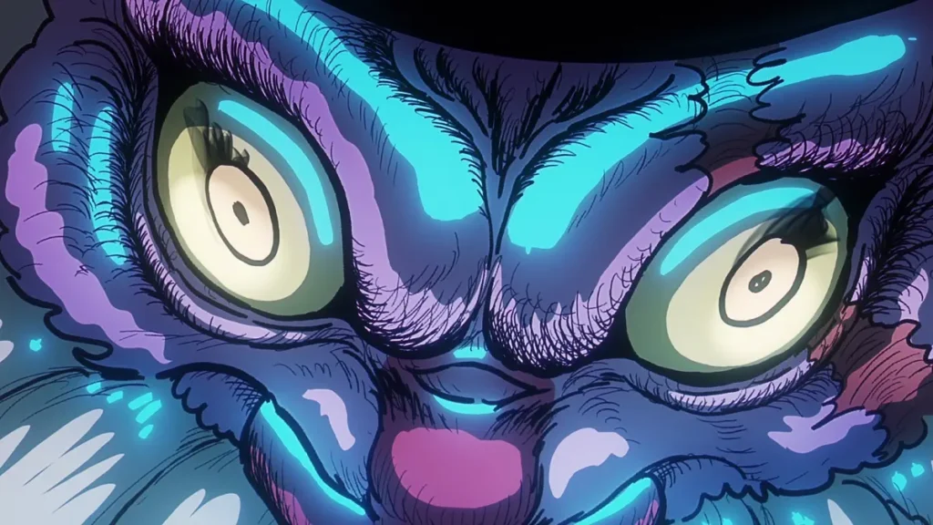 São Saturn revelando sua verdadeira forma em cena do Episódio 1.144 de One Piece