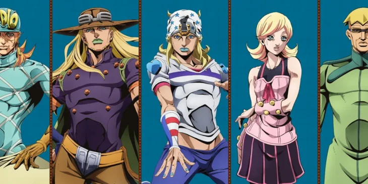 Elenco principal de JoJo's Bizarre Adventure Parte 7: Steel Ball Run