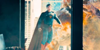 Superman em ação no filme da DC Studios