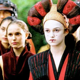 Natalie Portman e Keira Knightley em Star Wars