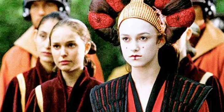 Natalie Portman e Keira Knightley em Star Wars