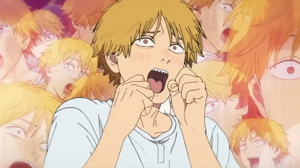 Denji em cena de Chainsaw Man - O Filme: Arco da Reze