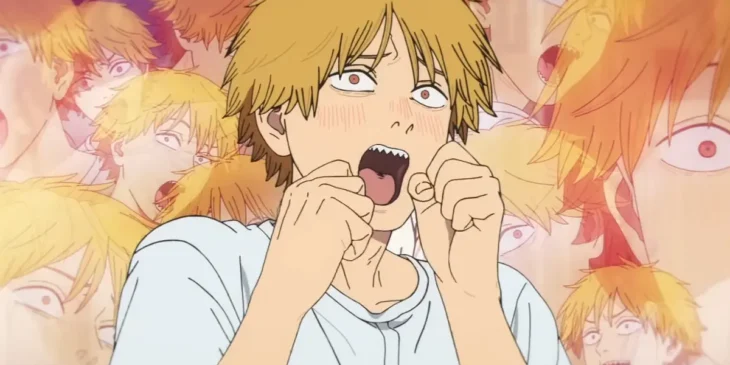 Denji em cena de Chainsaw Man - O Filme: Arco da Reze