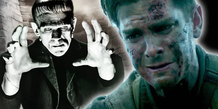 Monstro de Frankenstein e Andrew Garfield