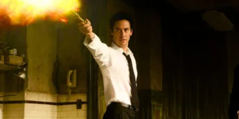 Keanu Reeves no papel de Constantine