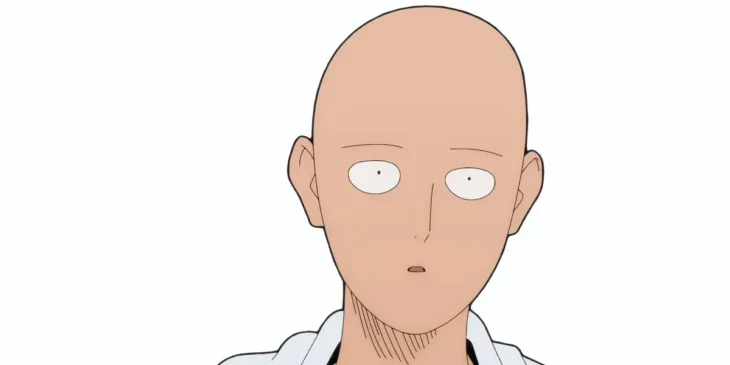 Saitama em cena da 3ª temporada de One-Punch Man