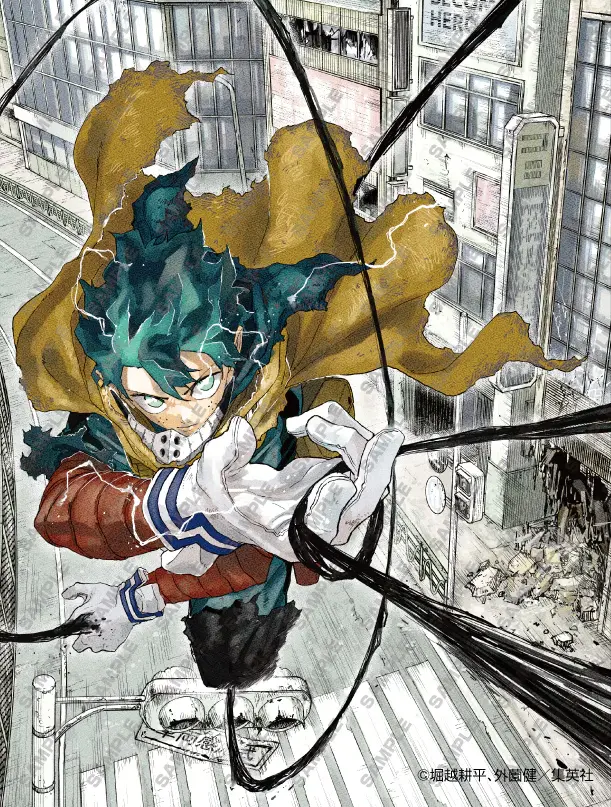 Deku desenhado por Takeru Hokazono