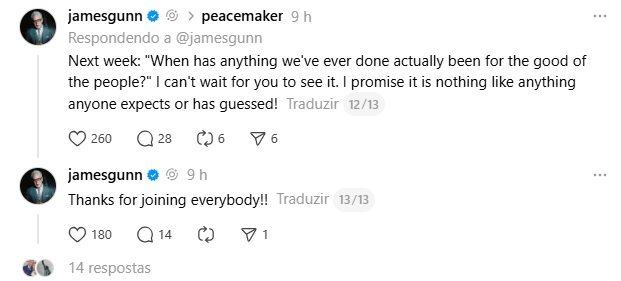 James Gunn sobre final da 2ª temporada de Pacificador