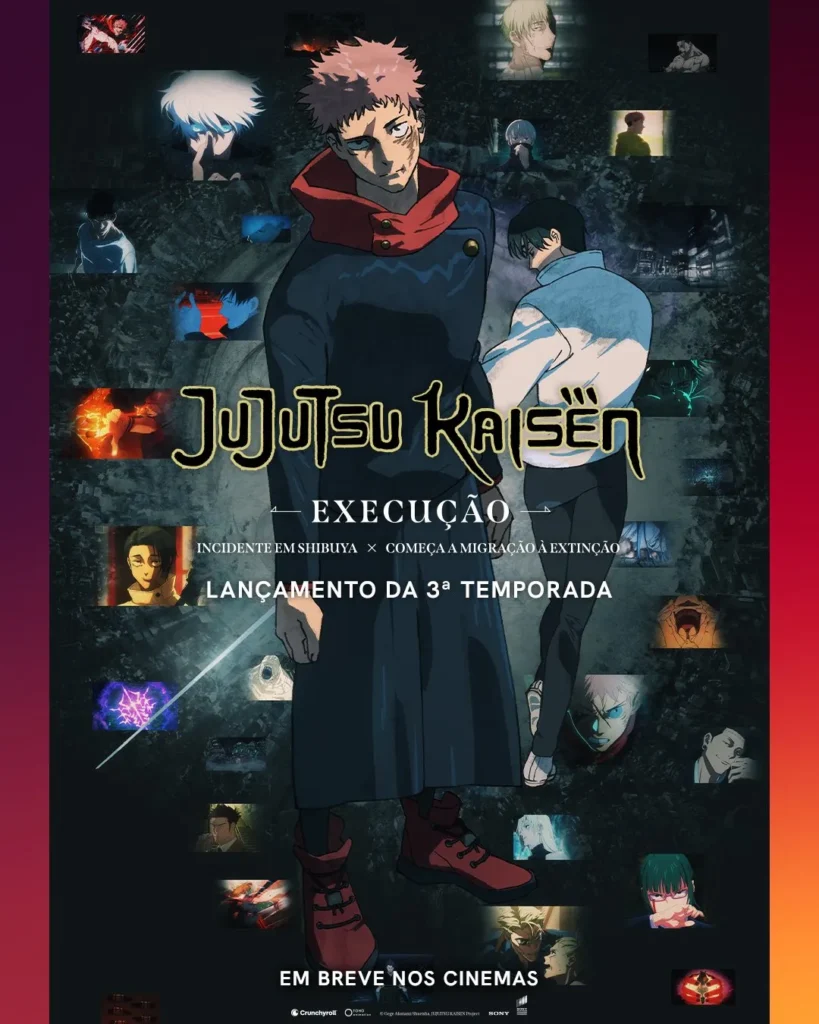 Pôster nacional de Jujutsu Kaisen: Execução