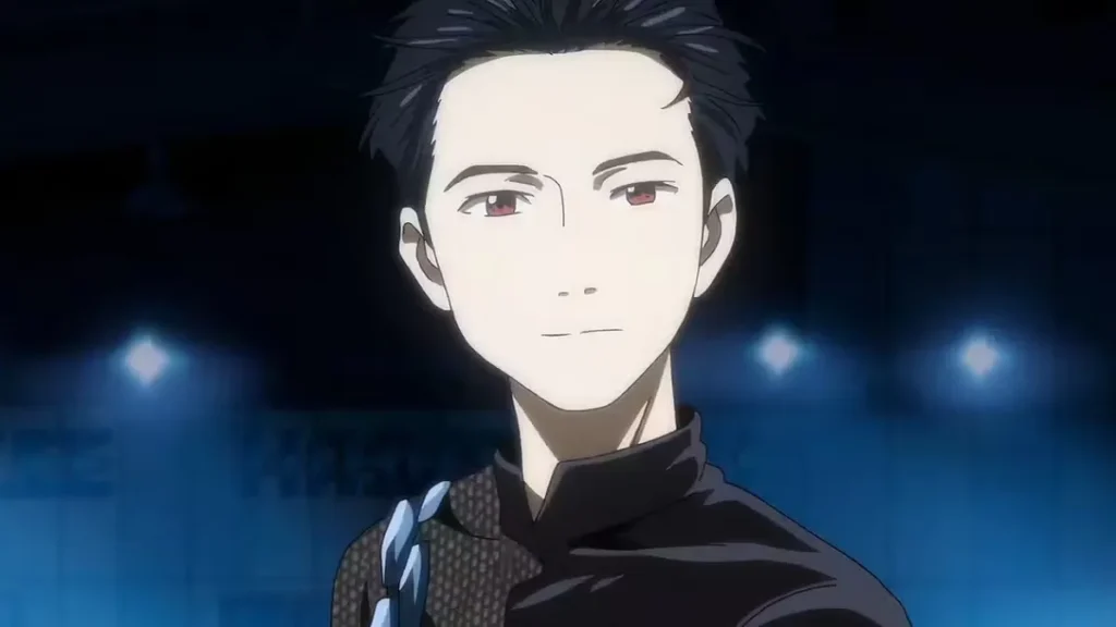 Yuri Katsuki em cena de Yuri!!! On Ice