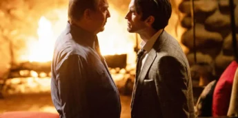 Kevin Costner e Wes Bentley em Yellowstone