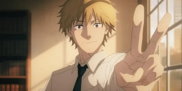 Denji em cena do Episódio 5 de Chainsaw Man