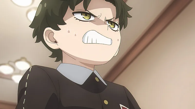 Damian irritado em cena do Episódio 39 de SPY x FAMILY
