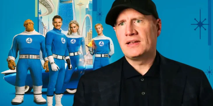 Kevin Feige e o Quarteto Fantástico do MCU