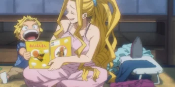 Toshinori e Toshie Yagi em cena do Episóido 161 de My Hero Academia