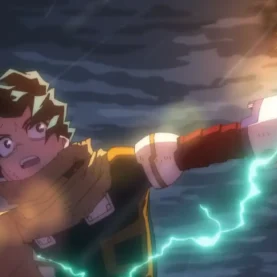 Deku em cena do Episódio 162 de My Hero Academia