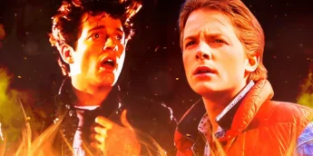 Eric Stoltz e Michael J. Fox, de De Volta Para o Futuro