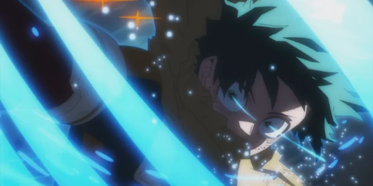Deku em cena do Episódio 162 de My Hero Academia