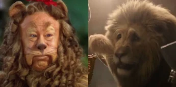 Leão Covarde em O Mágico de Oz e Wicked: Parte 2