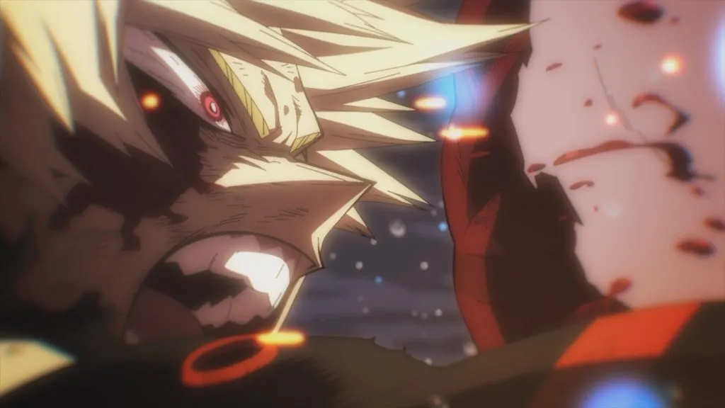 Bakugo em cena do Episódio 162 de My Hero Academia