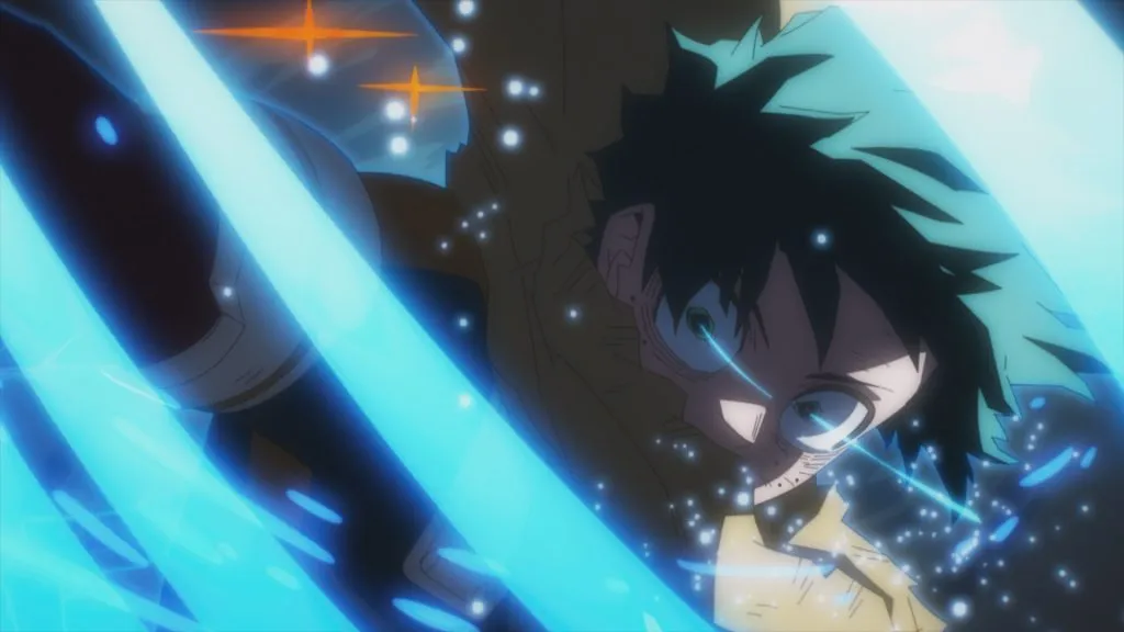 Deku em cena do Episódio 162 de My Hero Academia