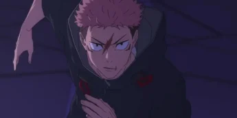 Yuji Itadori em cena de JUJUTSU KAISEN: Execução