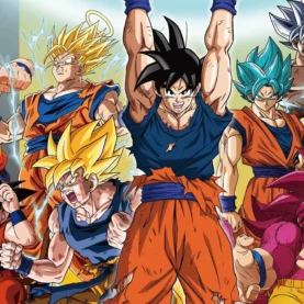 Arte promocional do evento em celebração ao 40º aniversário de Dragon Ball