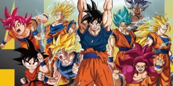 Arte promocional do evento em celebração ao 40º aniversário de Dragon Ball