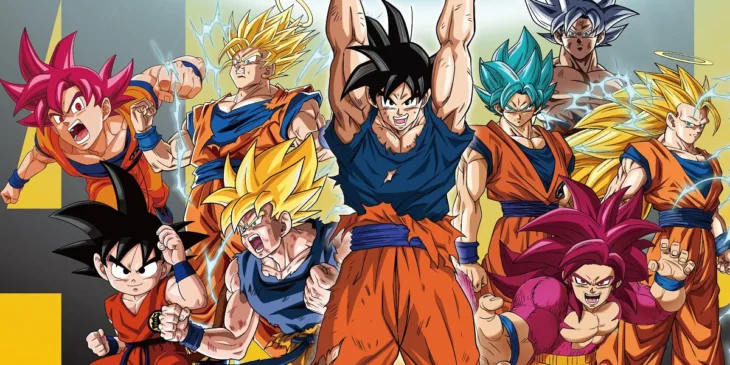 Arte promocional do evento em celebração ao 40º aniversário de Dragon Ball