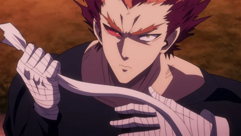 Garou em cena do Episódio 2 da 3ª temporada de One-Punch Man