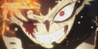 Bakugo em cena do Episódio 3 da temporada final de My Hero Academia