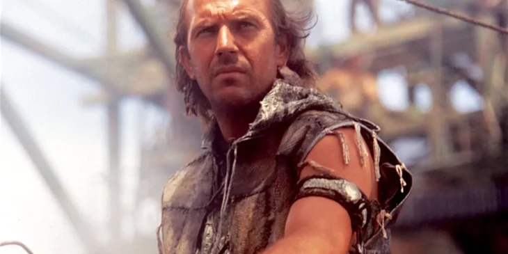 Kevin Costner em Waterworld: O Segredo das Águas