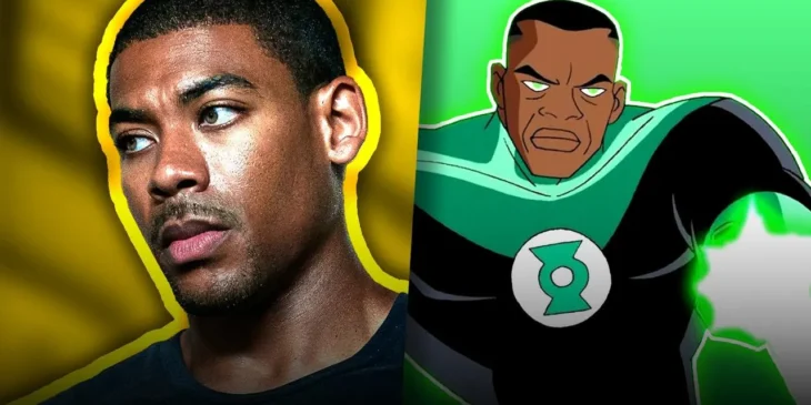 Aaron Pierre, da série Lanternas, e John Stewart, o Lanterna Verde