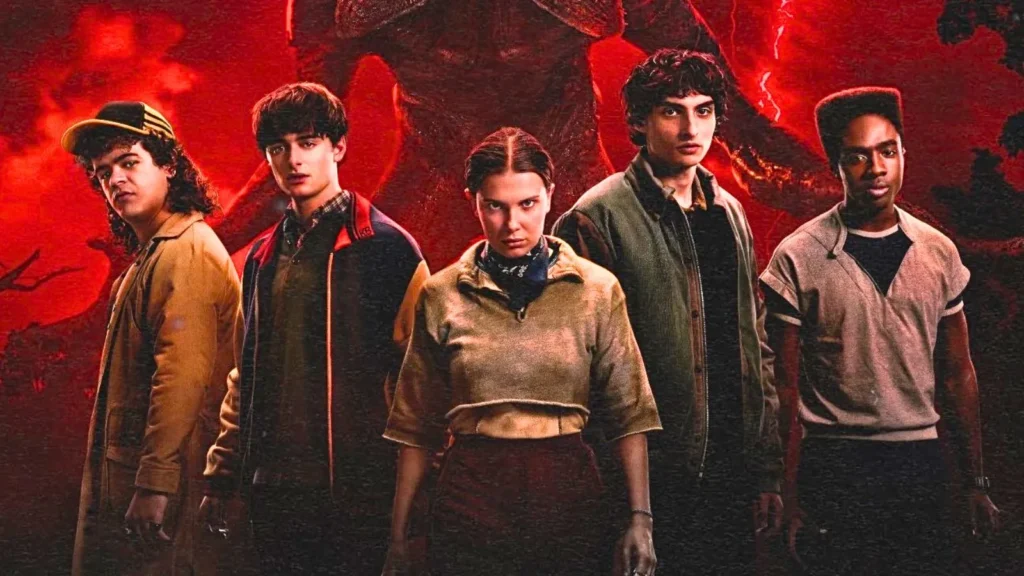 Quinteto protagonista de Stranger Things