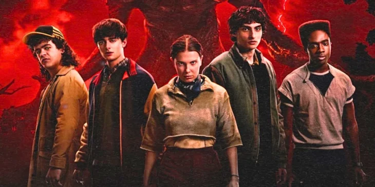 Quinteto protagonista de Stranger Things