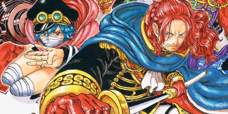 Shamrock em arte colorida de One Piece