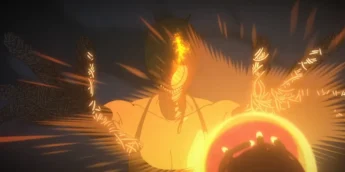Demônio Bomba em cena de Chainsaw Man - O Filme: Arco da Reze