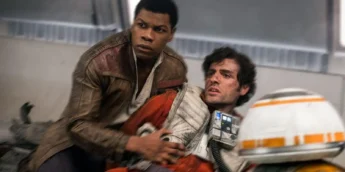 Finn e Poe na trilogia sequel de Star Wars