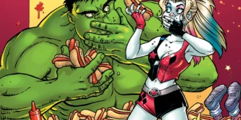 Crossover de Hulk e Arlequina